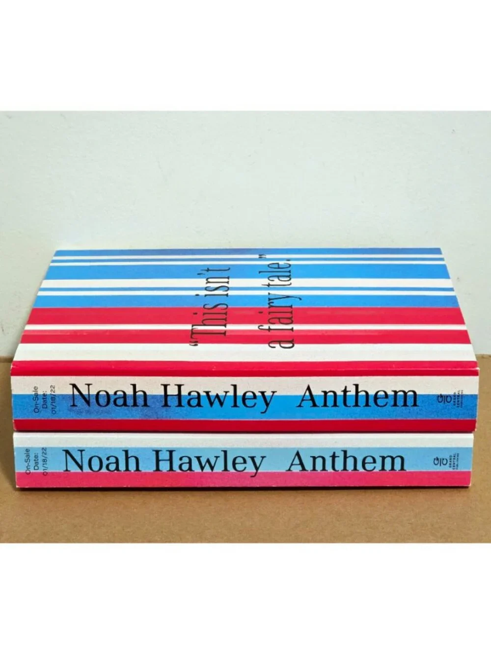 Noah Hawley Anthem ARC Advance Reading Copy + Promo Sleeve Fargo Author 2022
